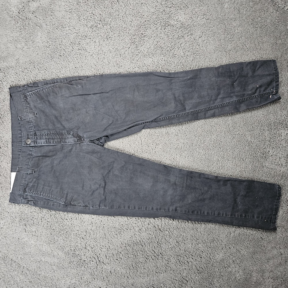 Levi Strauss Co Pants Mens 34x32 Dark Gray Chino Button Closure Classic Utility